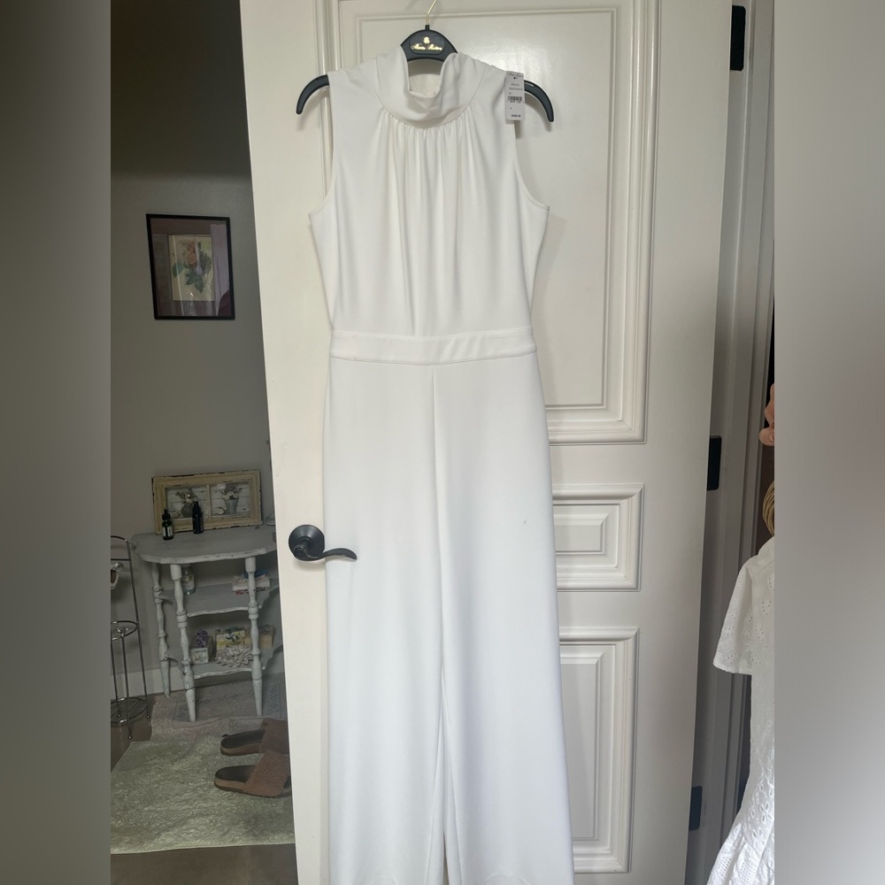 Brooks Brothers Formal White Jumpsuit
